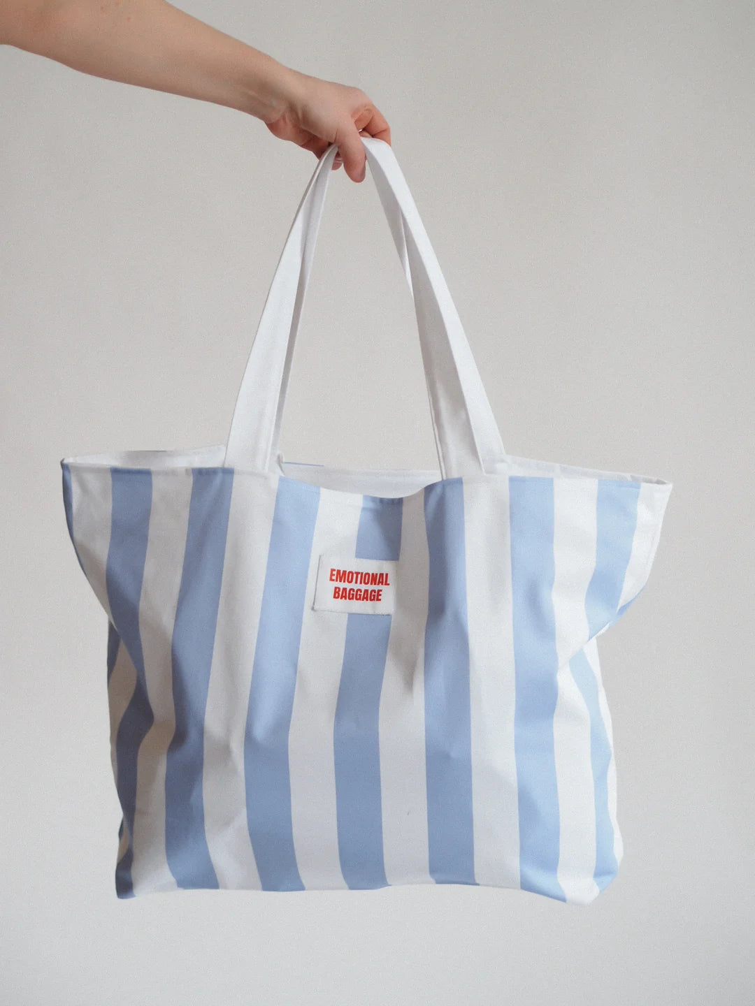 Emotional Baggage Weekender - Light Blue Stripe