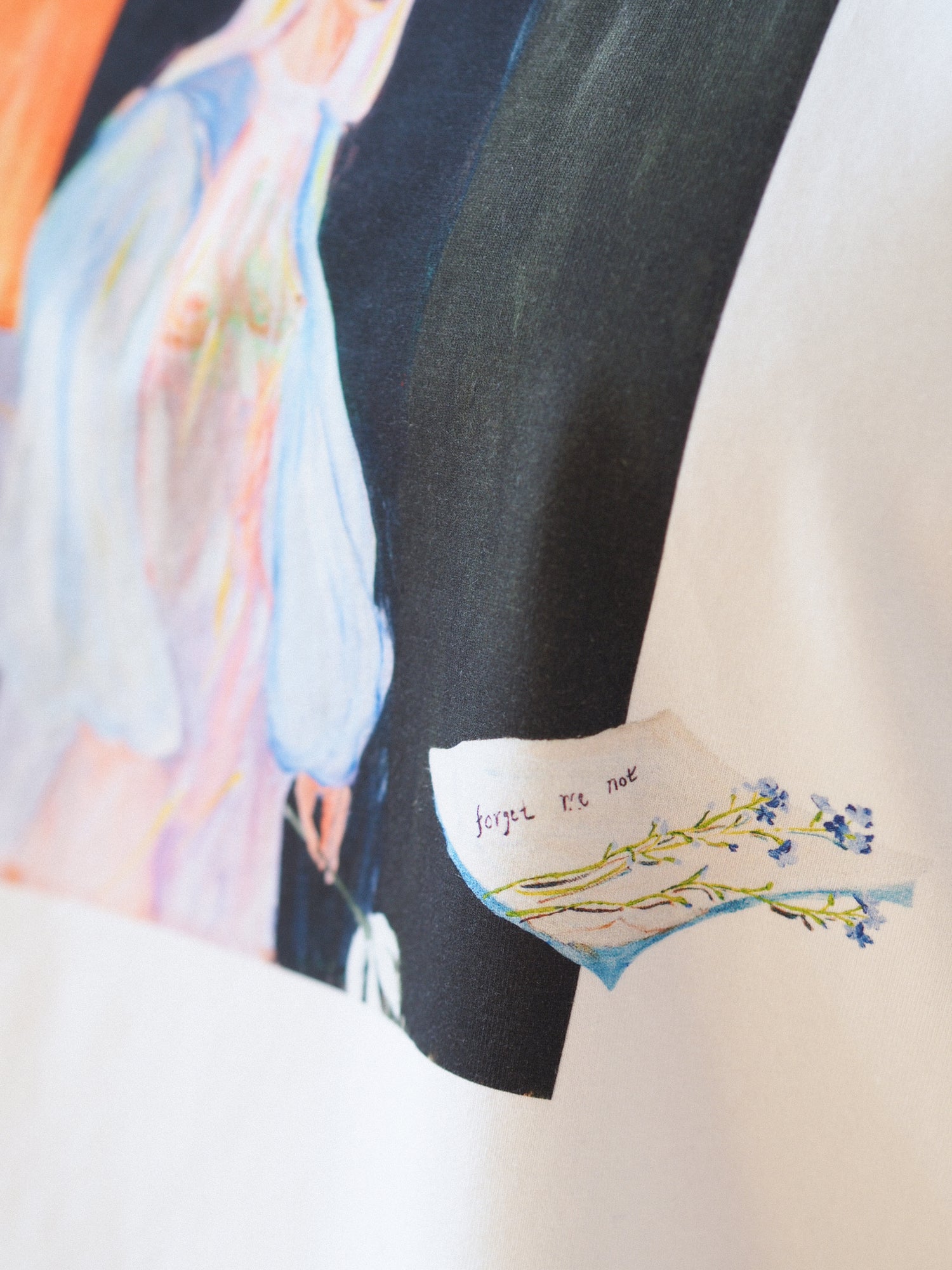 Forget Me Not Boxy Tee - White