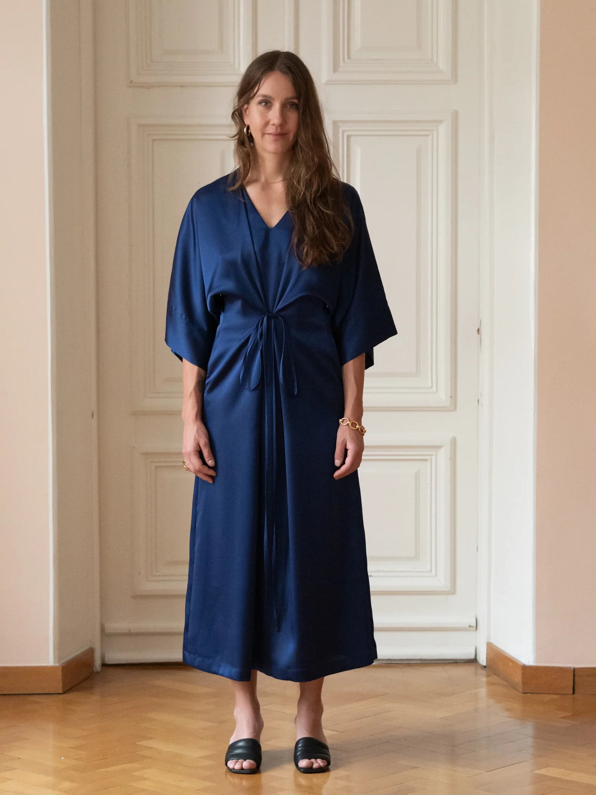 Grace Dress - Deep Rich Blue
