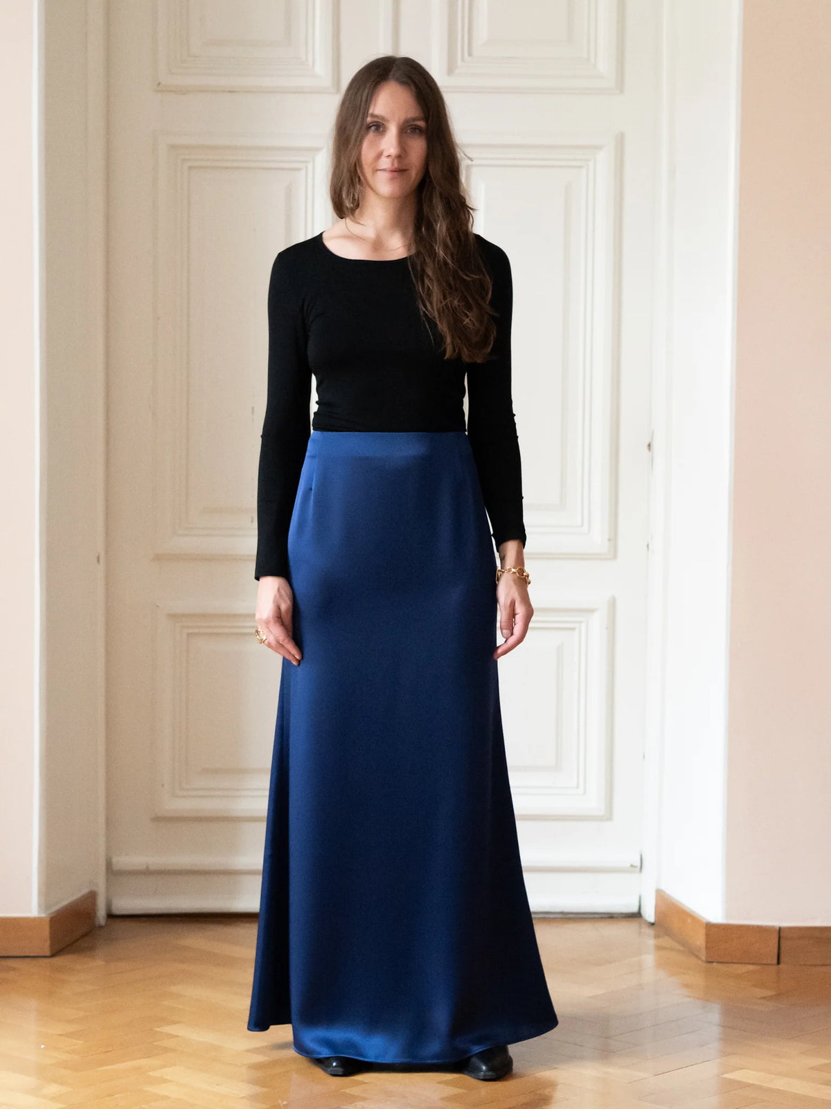Long Skirt - Deep Rich Blue