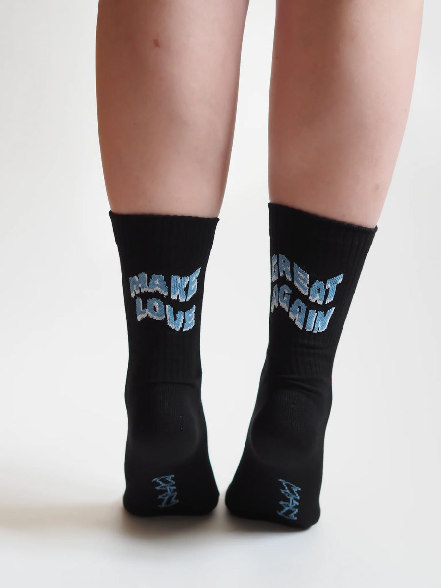 Make Love Socks - Black