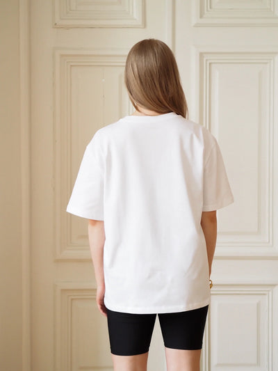 Running Signature Tee - White