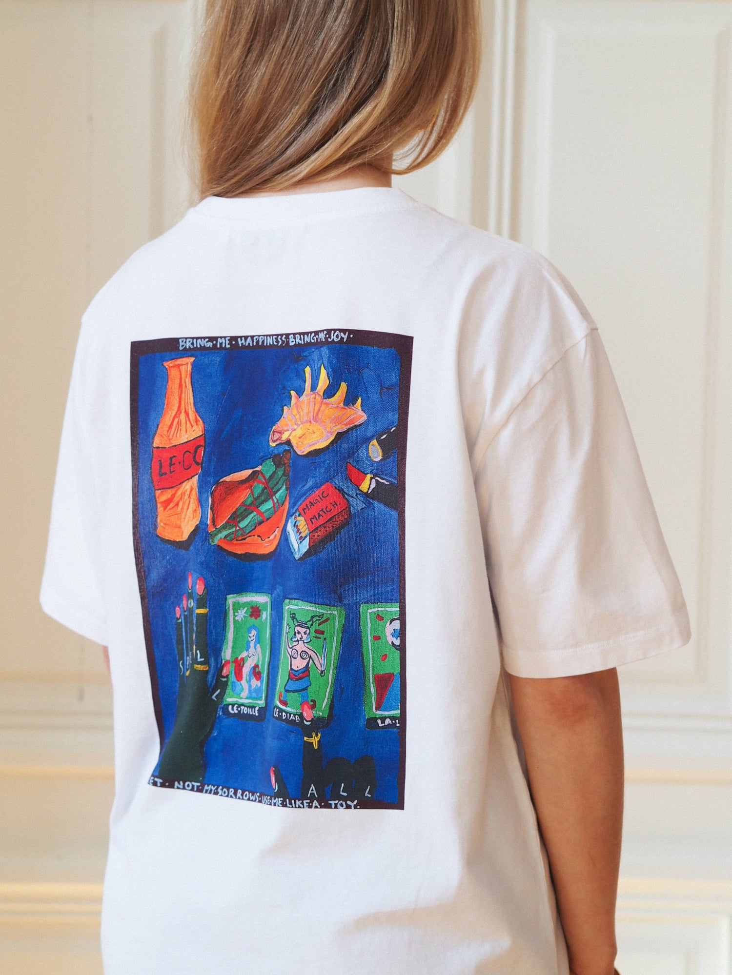 Spell For Happiness Signature Tee - White