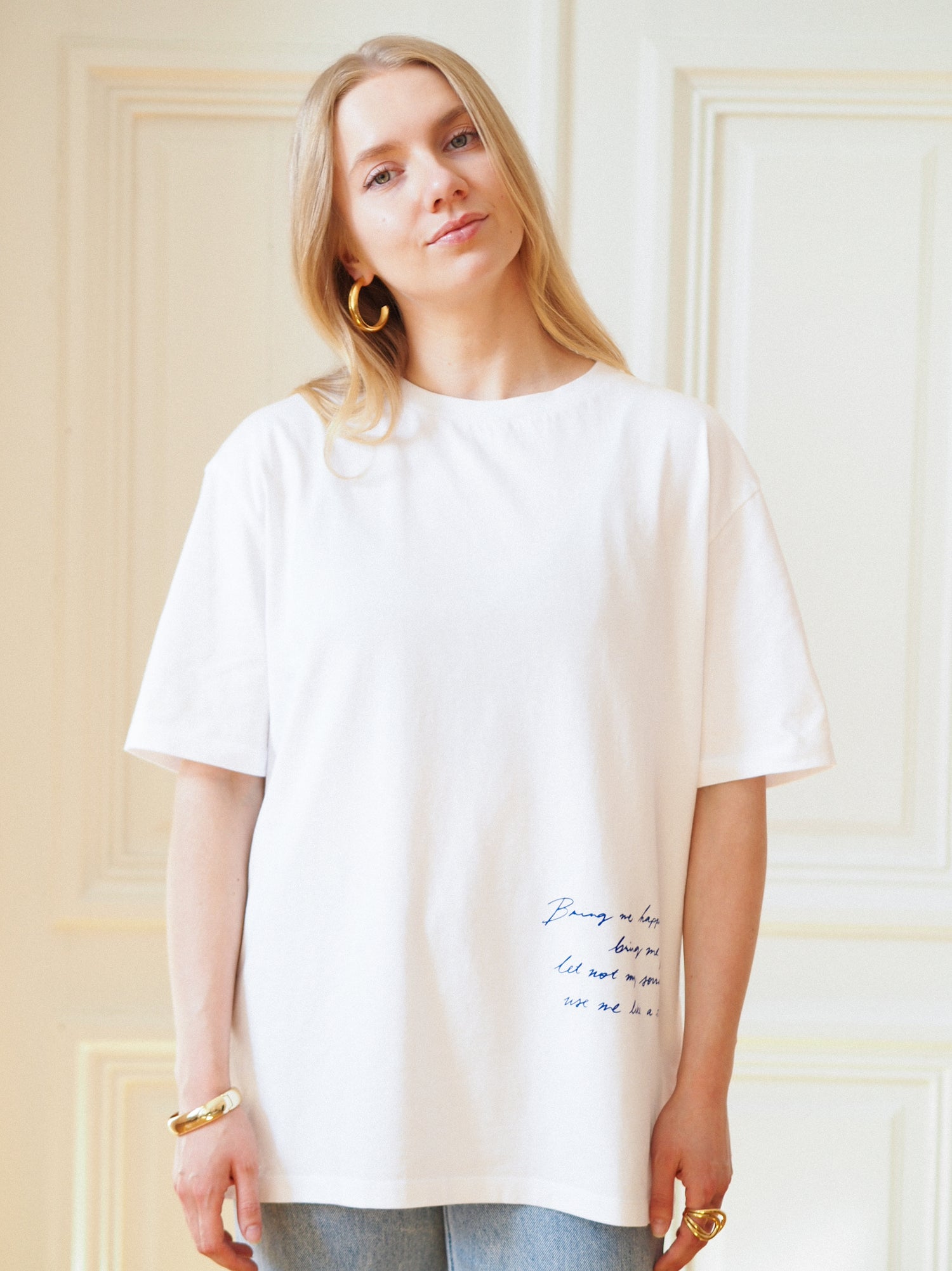 Spell For Happiness Signature Tee - White