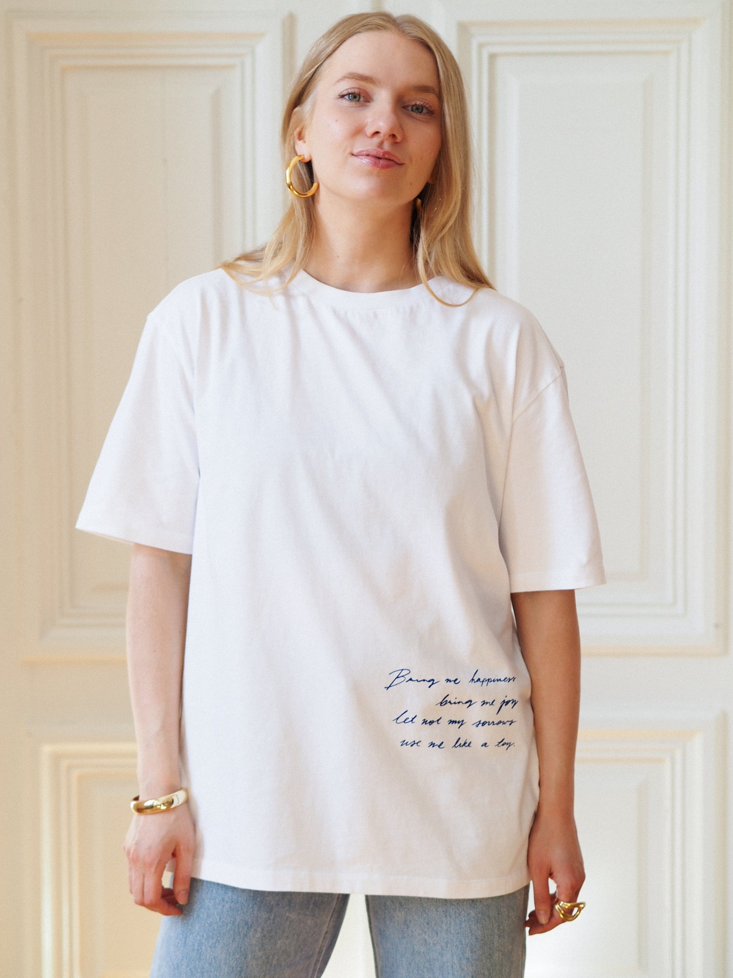 Spell For Happiness Signature Tee - White