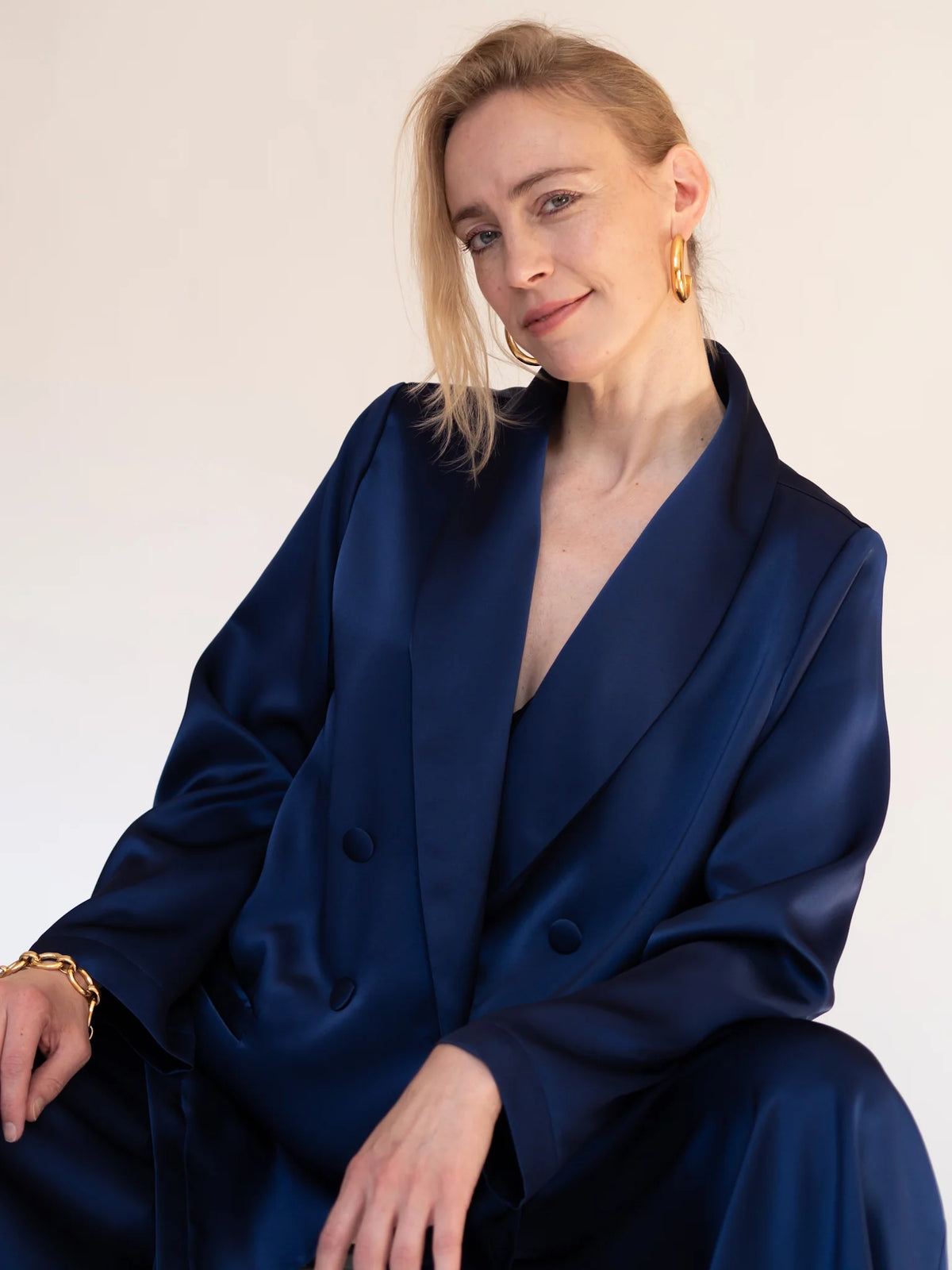Tuxedo Jacket - Deep Rich Blue