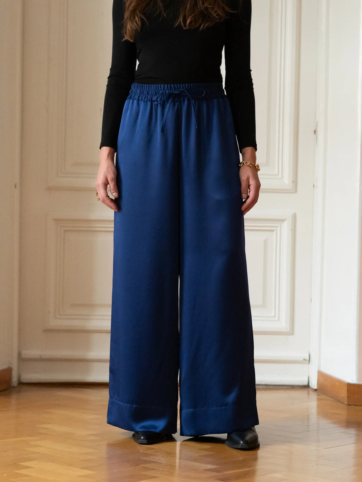 Wide Pants - Deep Rich Blue