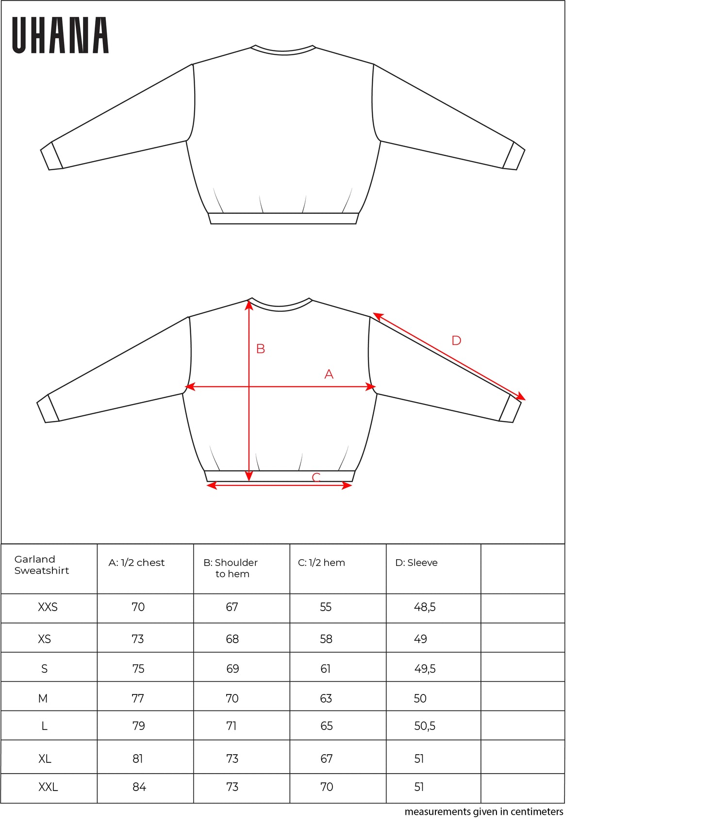 Garland Sweatshirt - Venus Embroidery