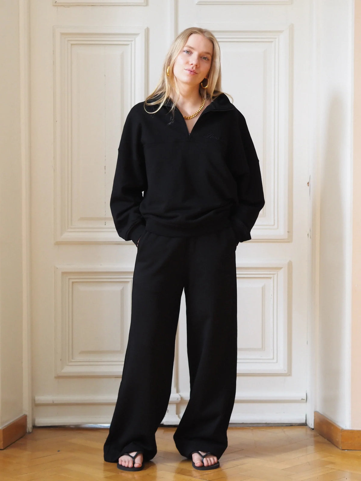 Heart Pants - Black