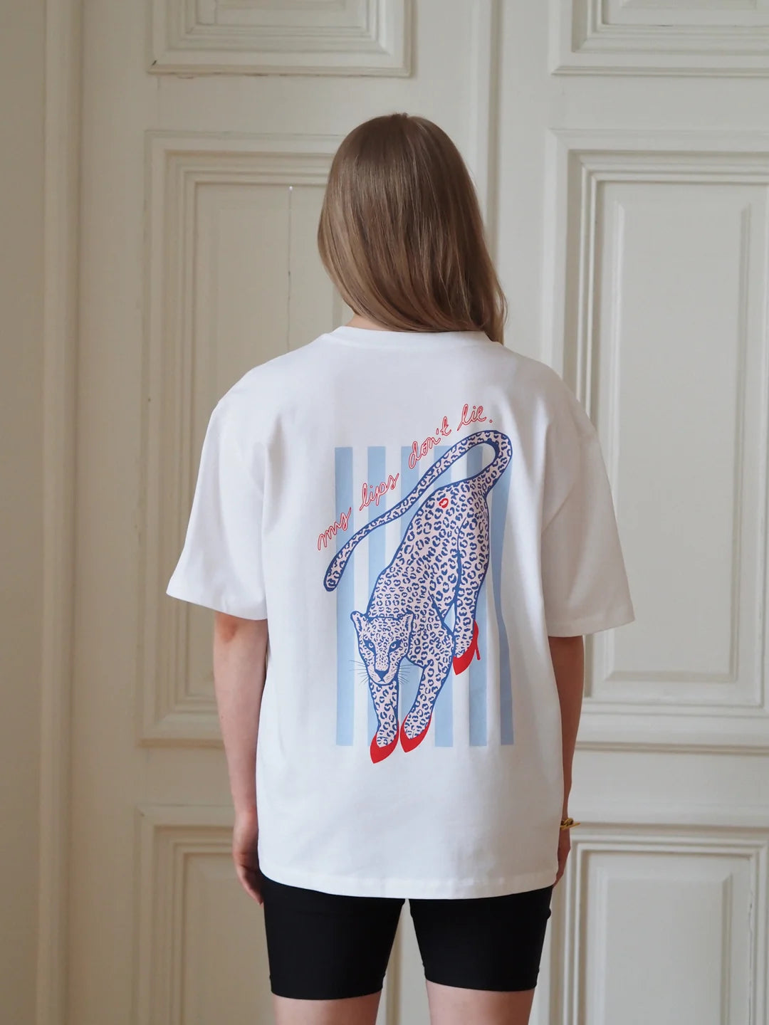 Lips Don't Lie Signature Tee - White