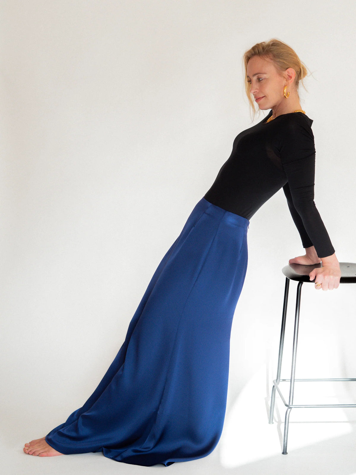 Long Skirt - Deep Rich Blue