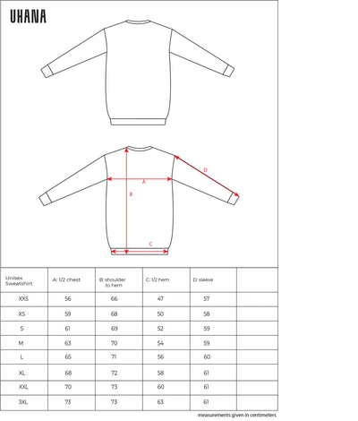 Unisex Sweatshirt - Venus Black