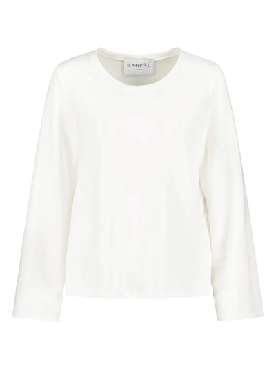 Classic Crewneck Pitkähihainen T-Paita - White