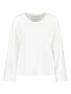 Classic Crewneck Long-Sleeve Shirt - White