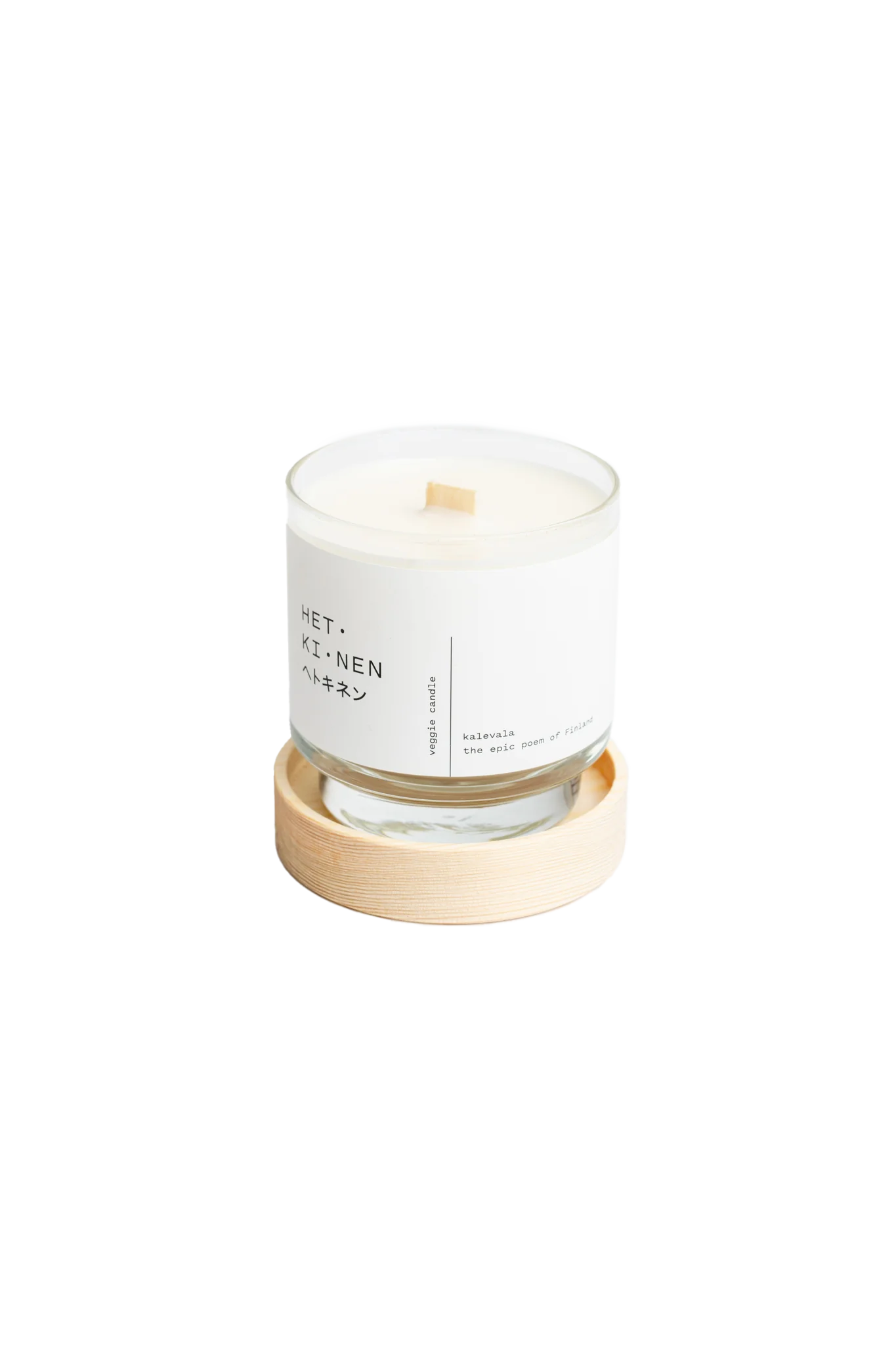 Veggie candle kalevala round