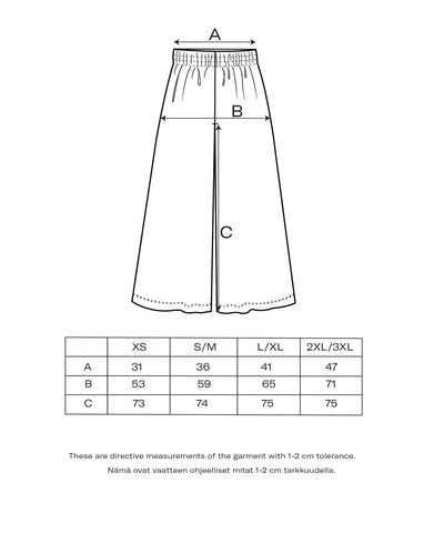 Velour Rib Pants - Black