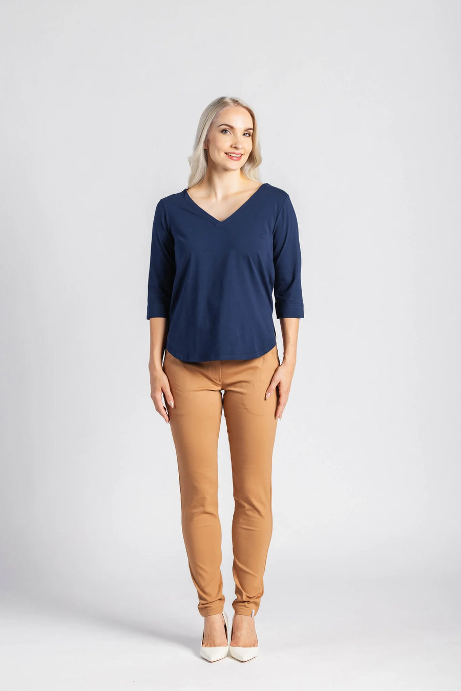 Vera Blouse - Dark Cobalt