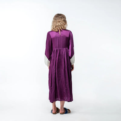 Vintage Bib Dress - Purple 3