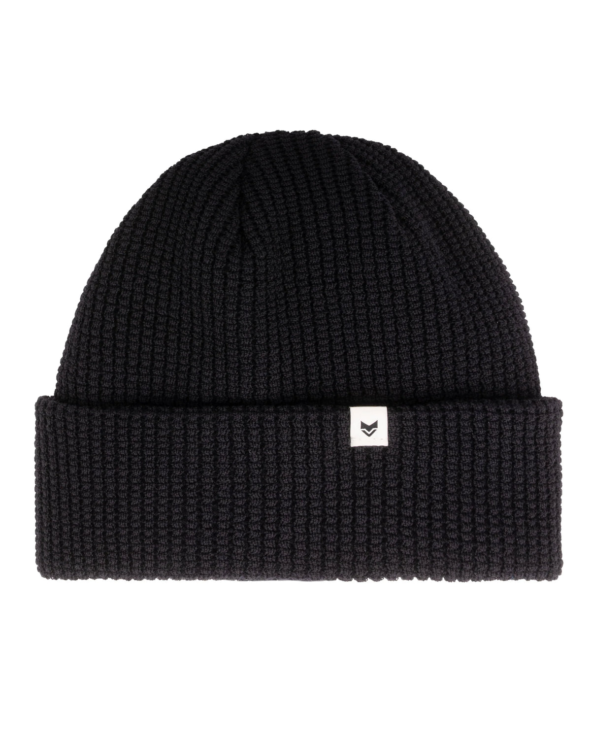 Waffle Beanie - Black