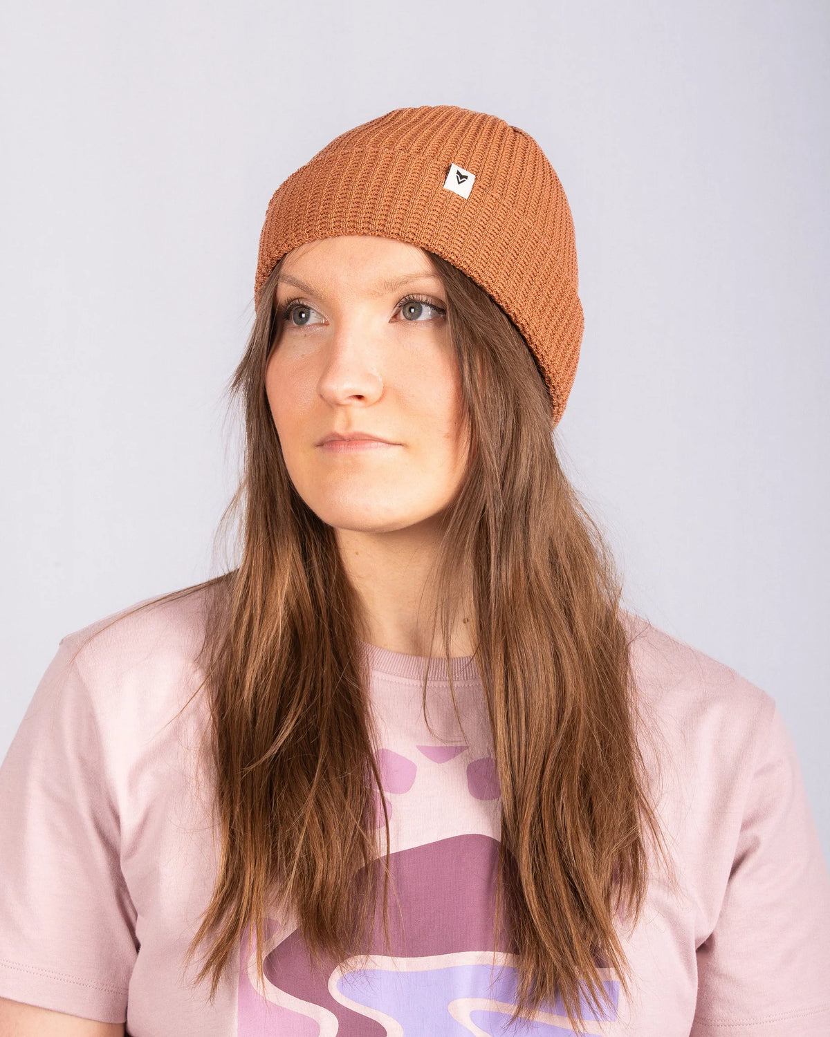 Waffle Beanie - Mocha Mousse