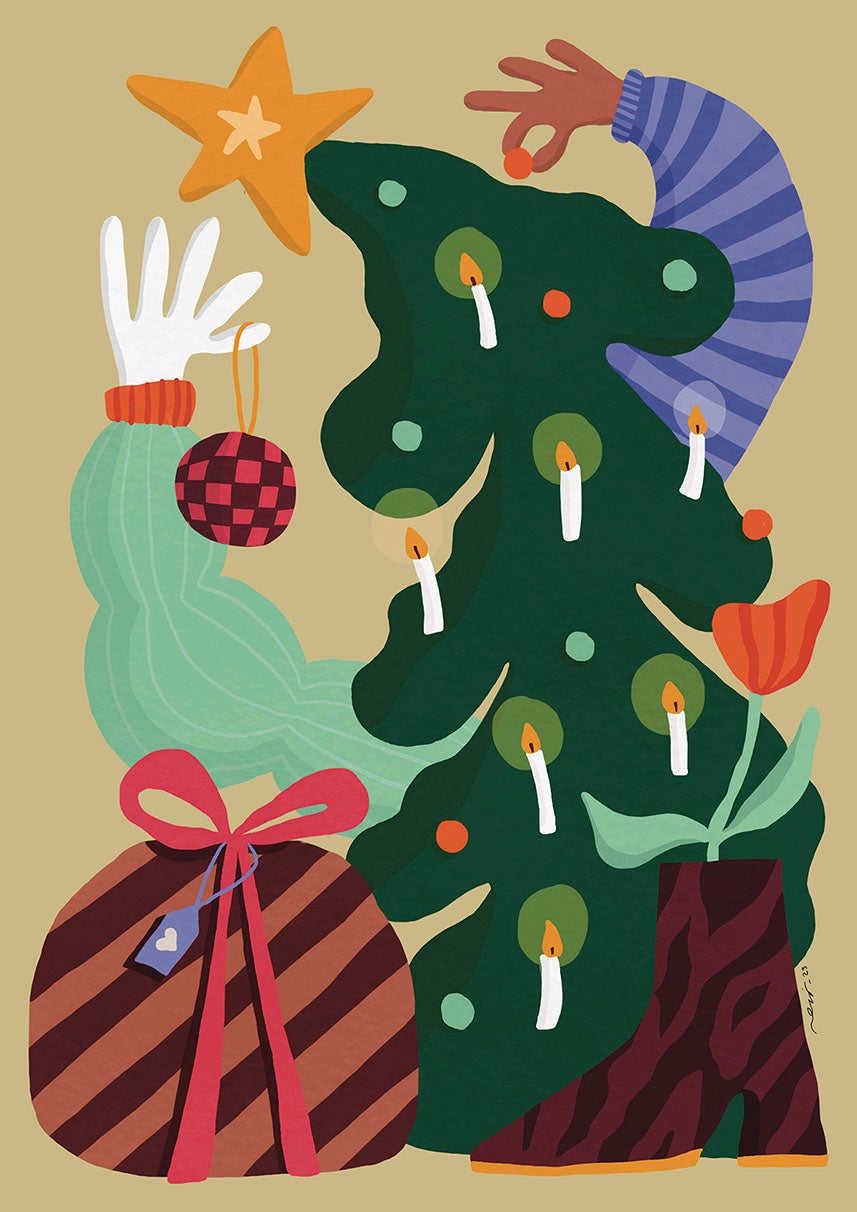 Terhi Isokuortti Joulukortti A6