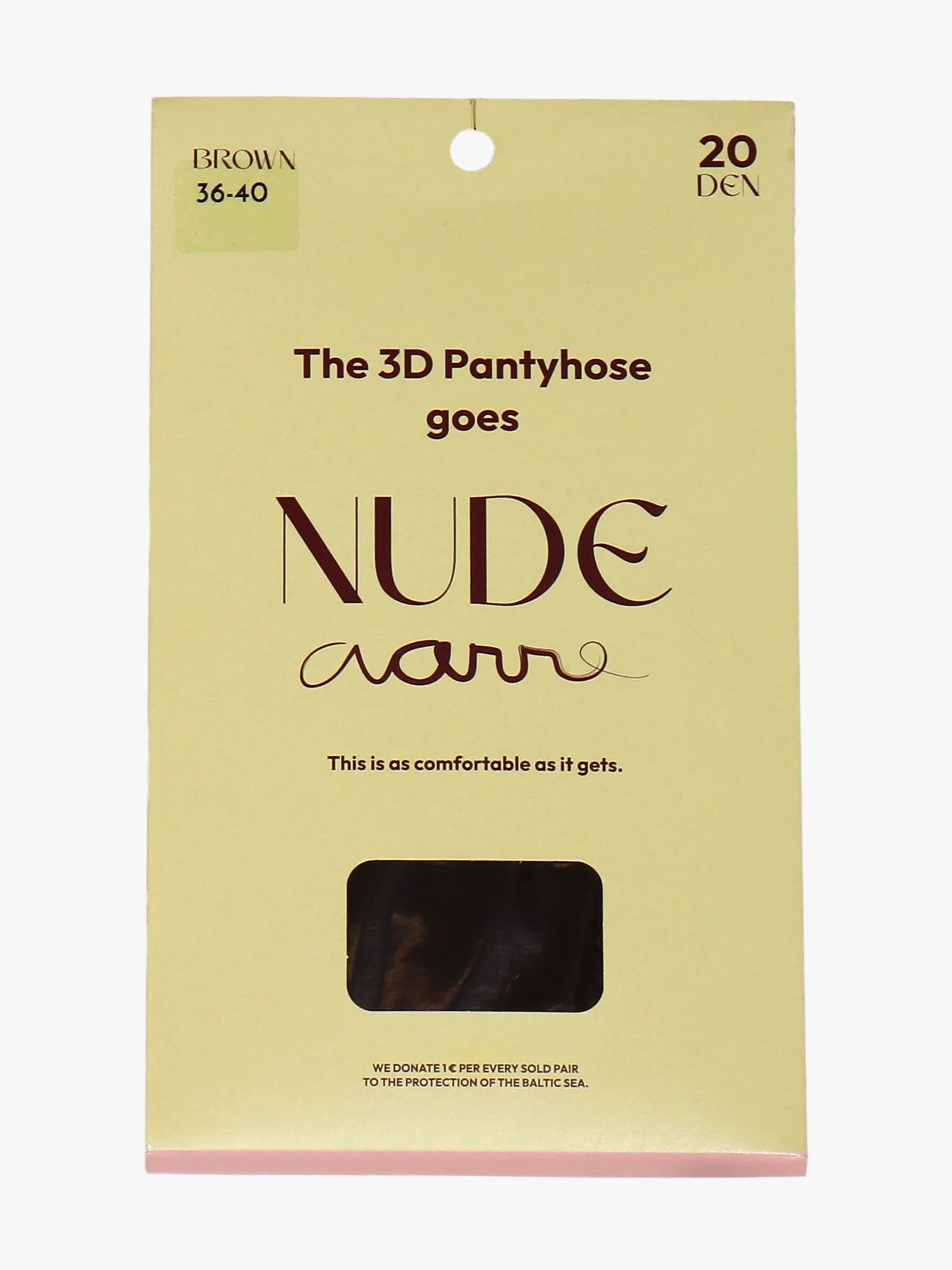 The 3D Pantyhose 20den - Brown Nude