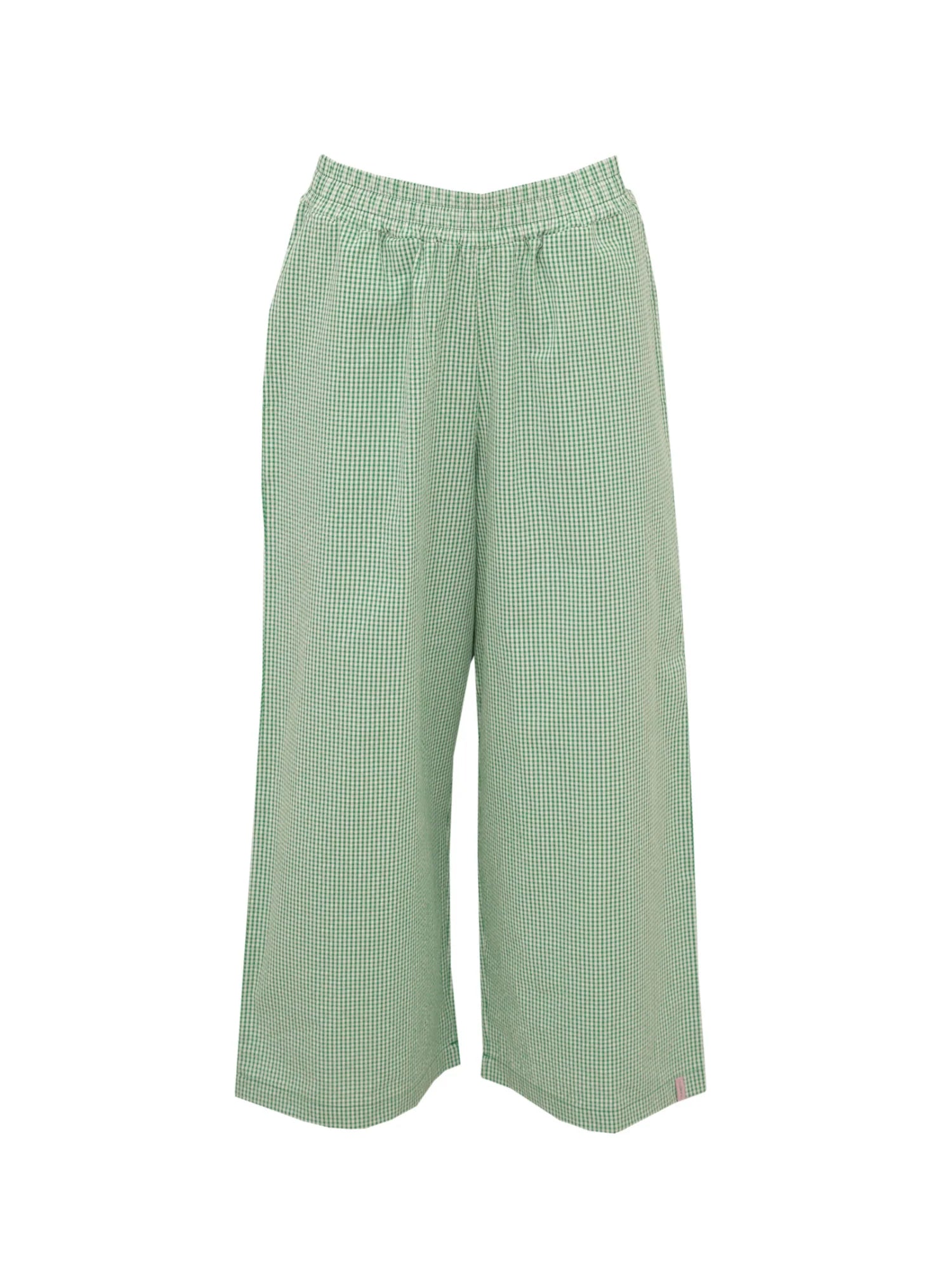 Guida Pants - Gingham Green