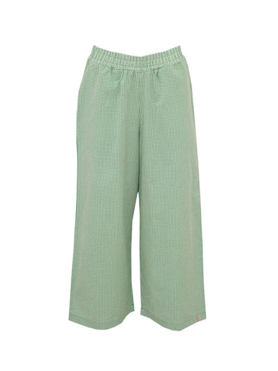 Guida Pants - Gingham Green