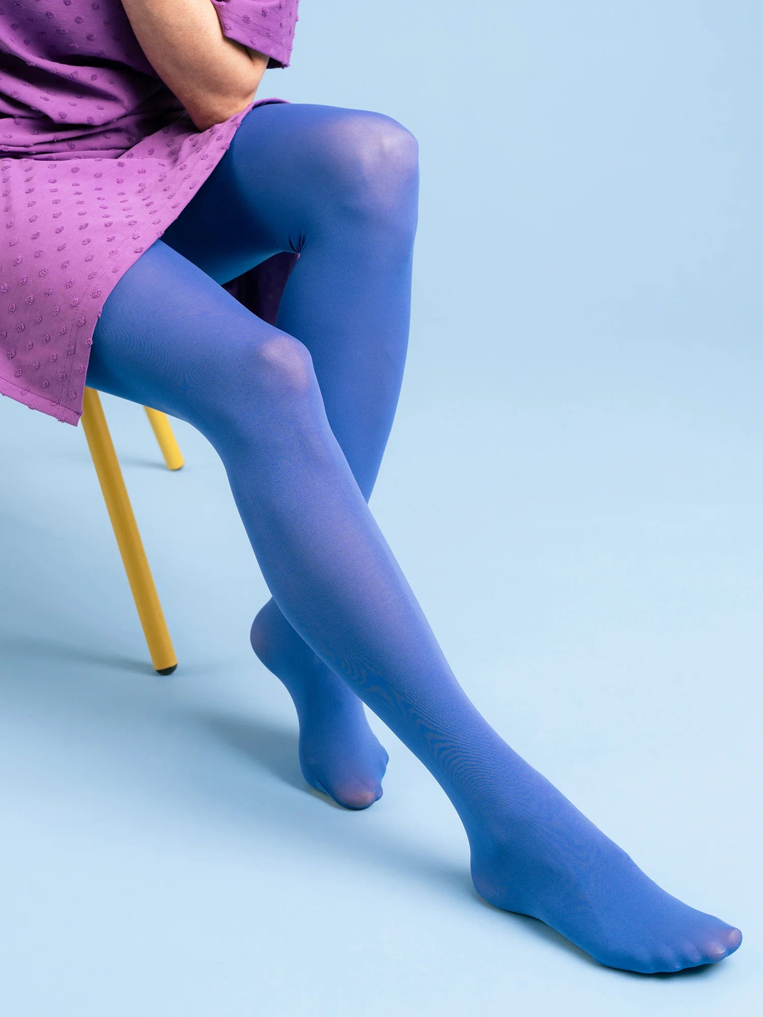 The 3D Pantyhose 50den - Blue/Black (2 pack)