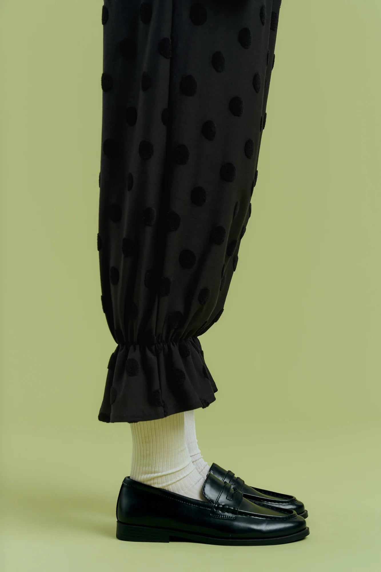 Charlie Trousers - Black Big Dot
