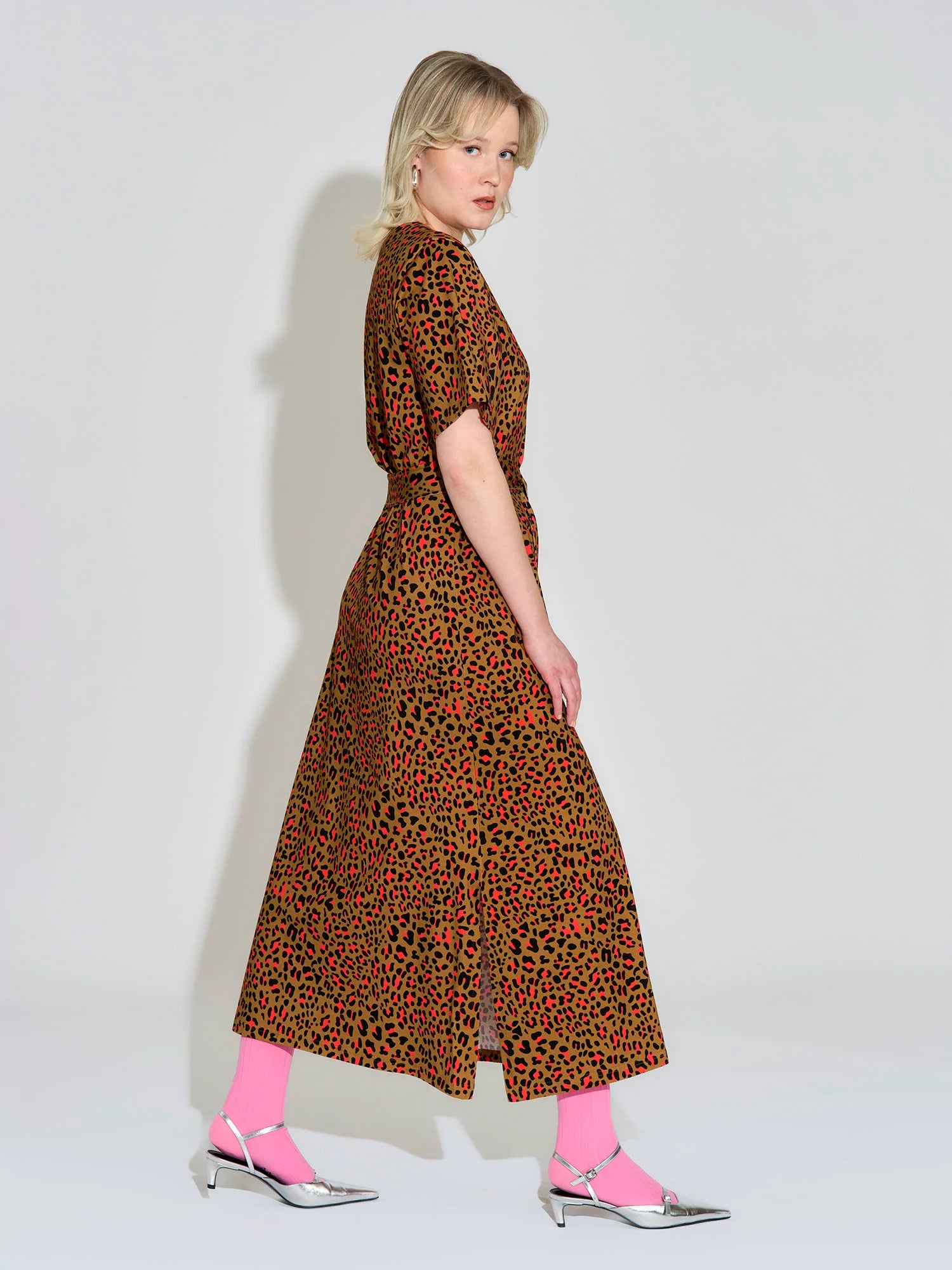 Dion Dress - Leo Caramel
