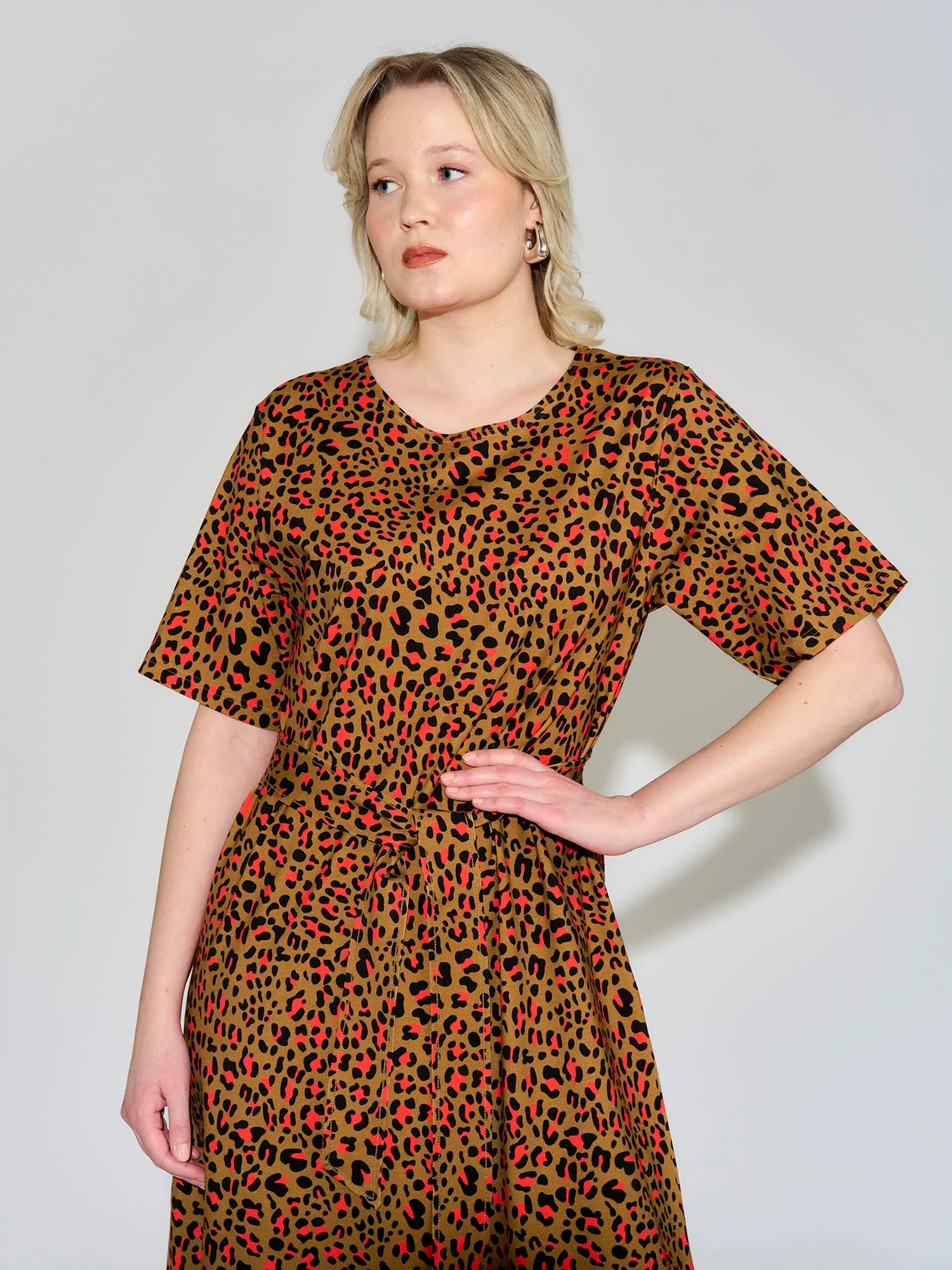 Dion Dress - Leo Caramel