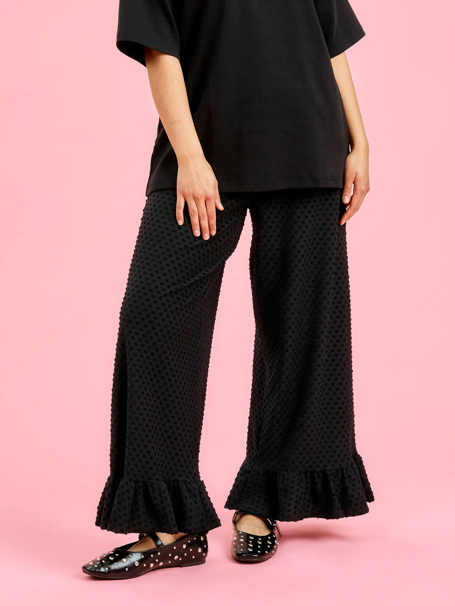 Flore Housut - Black Dot