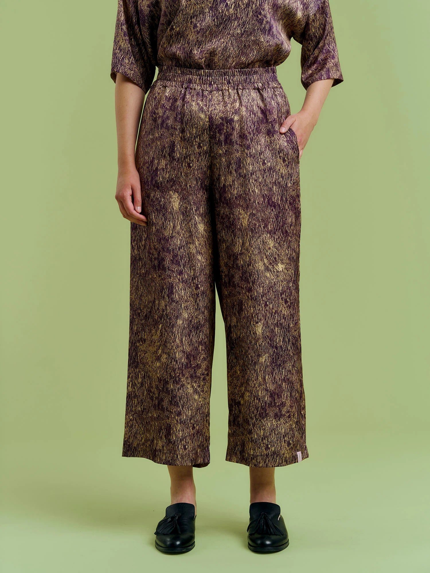 Frances Trousers - Fur Purple