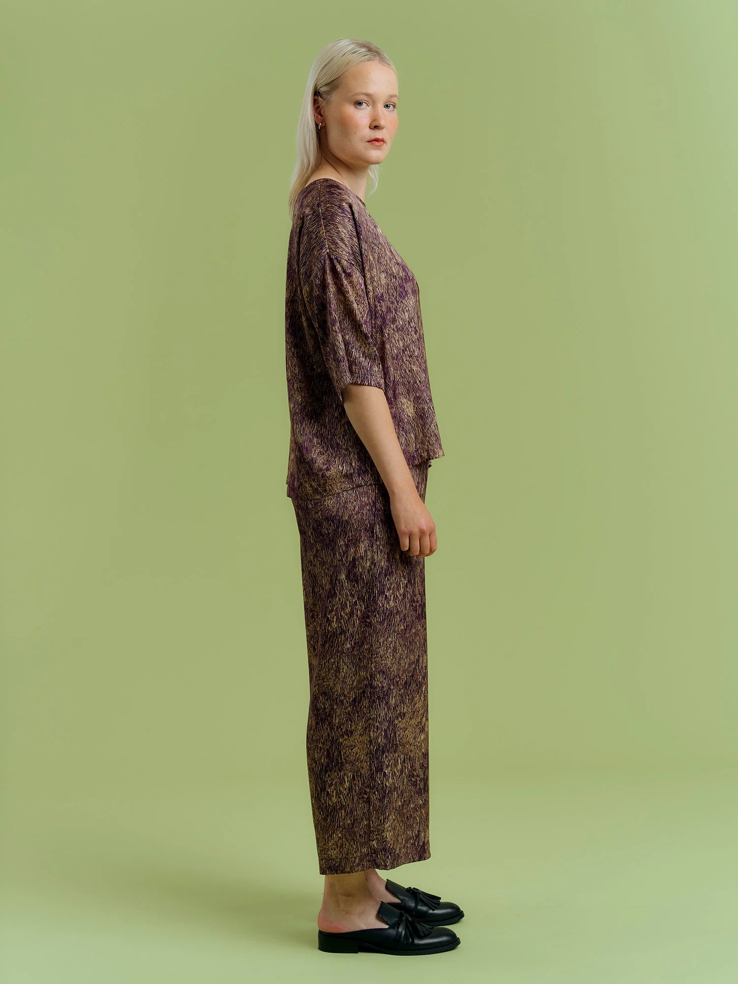 Frances Trousers - Fur Purple