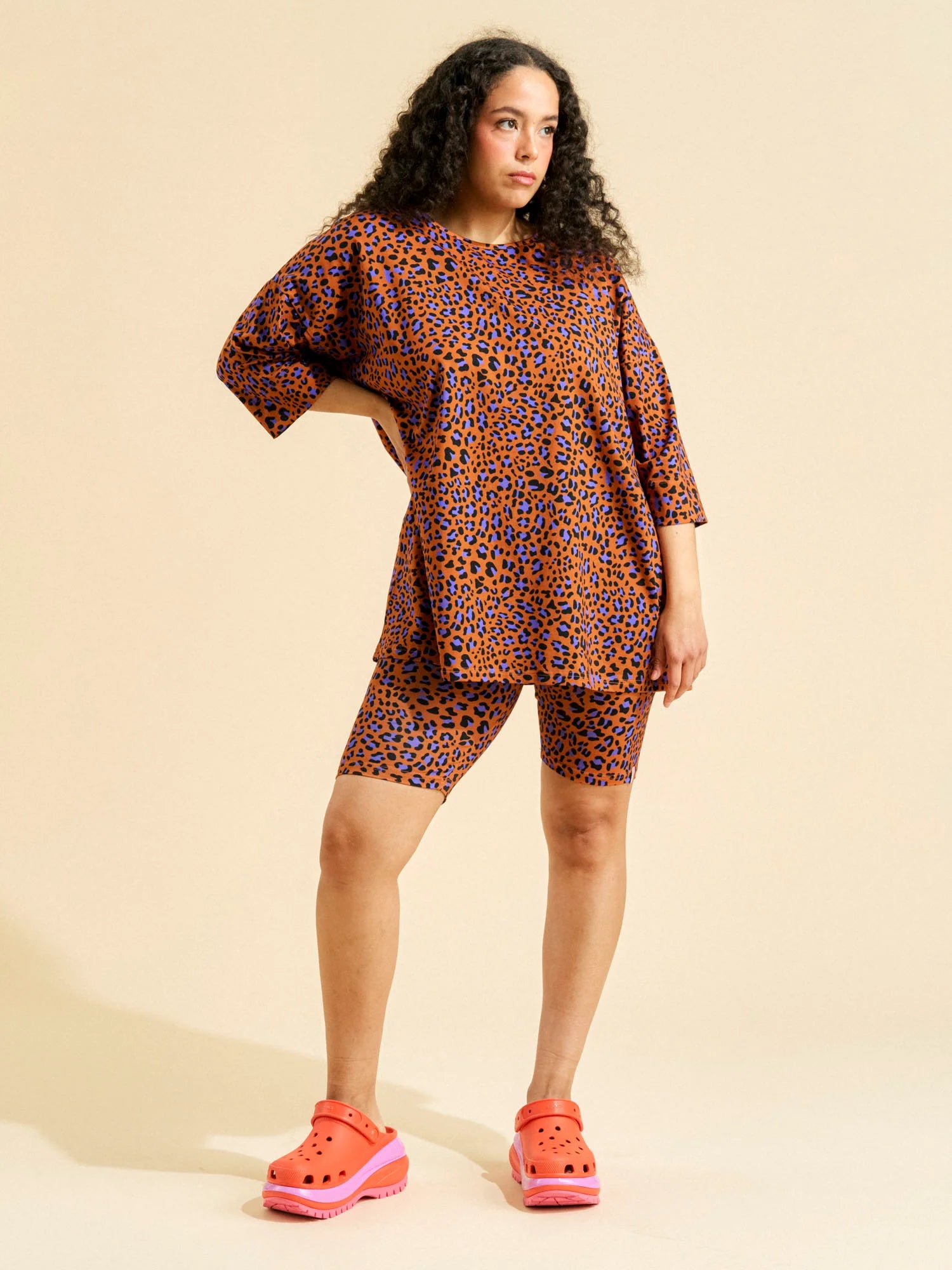 Lulu Bikershortsit - Leo Copper