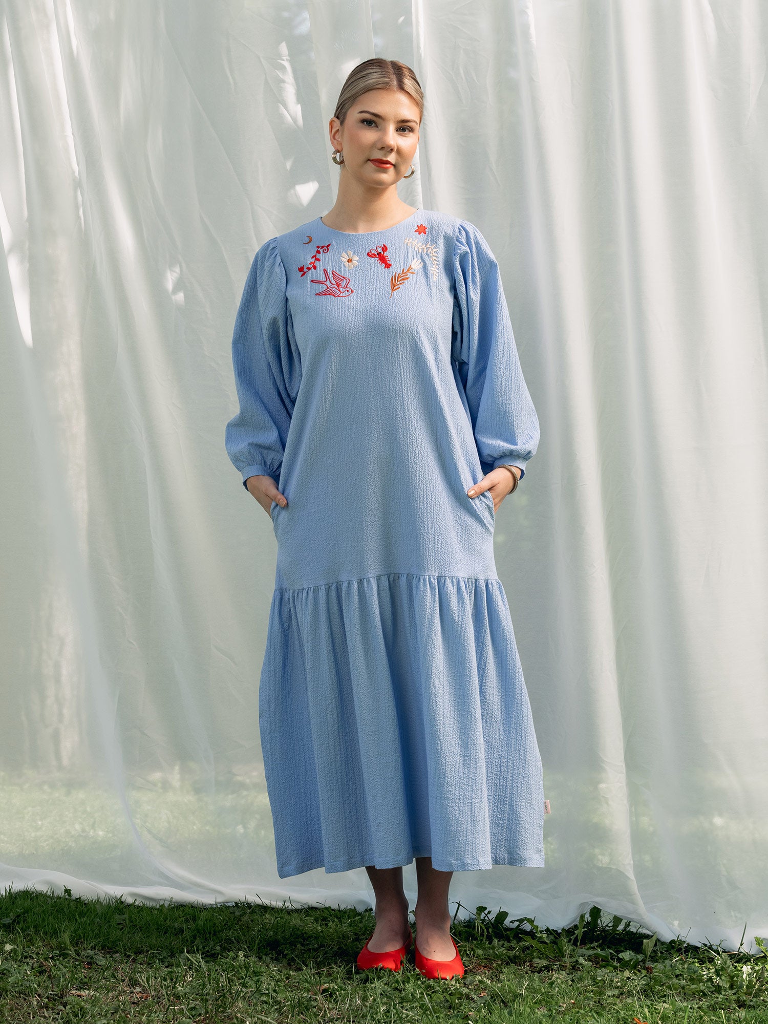 Lily Dress - Light Blue