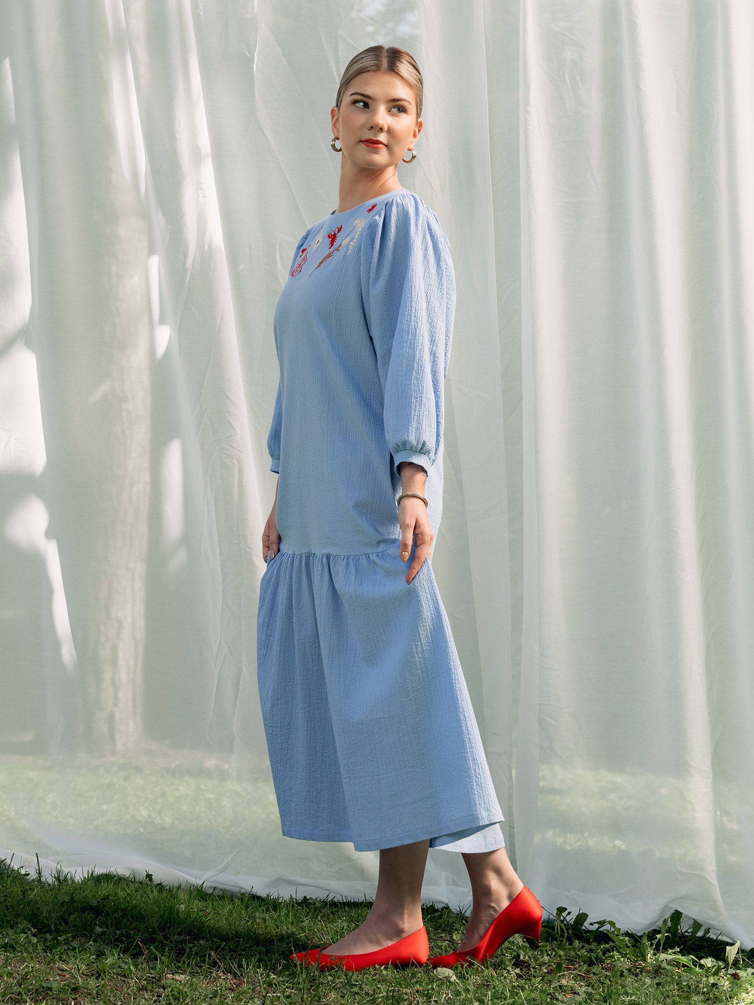 Lily Dress - Light Blue