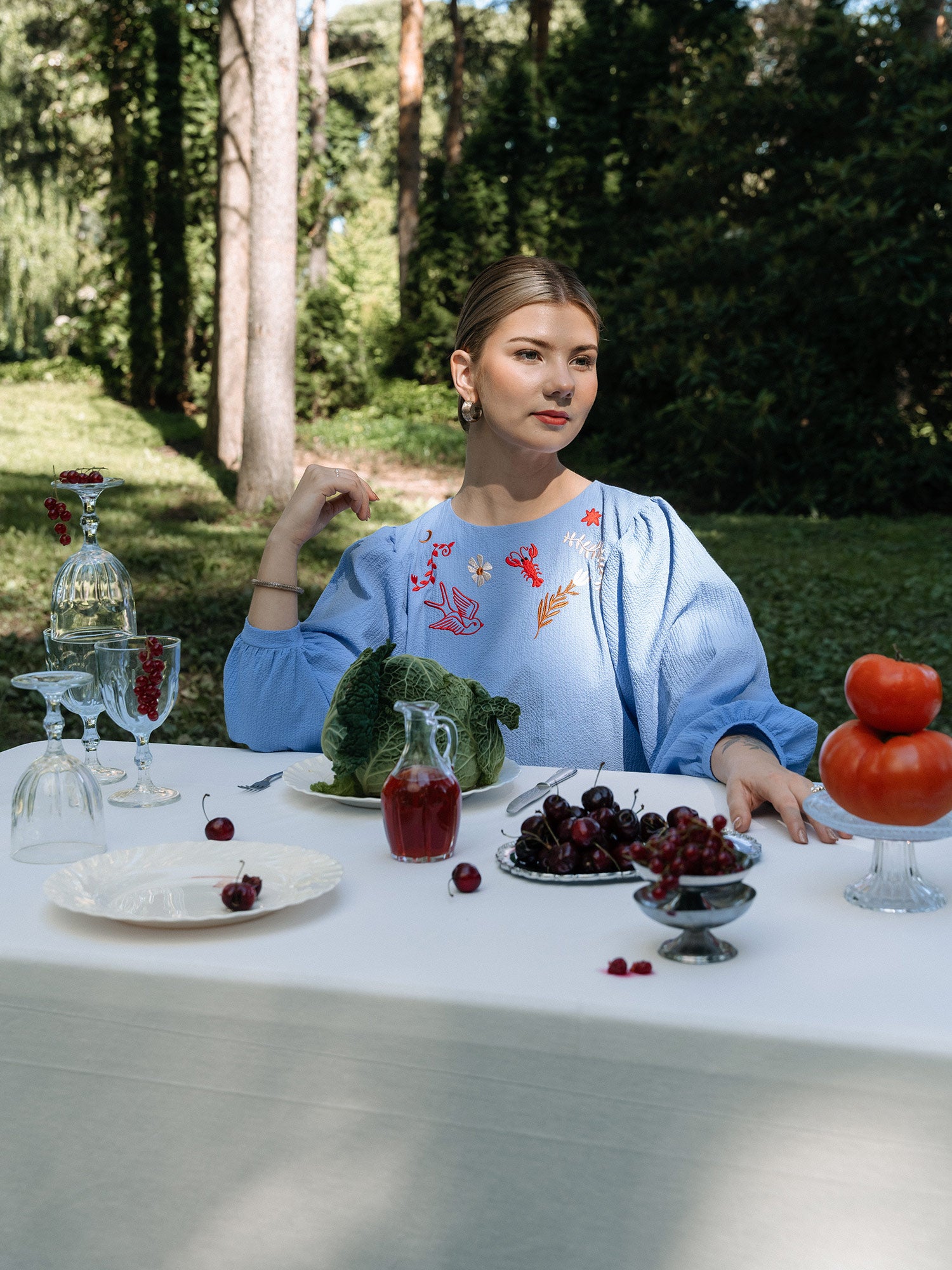 Lily Dress - Light Blue