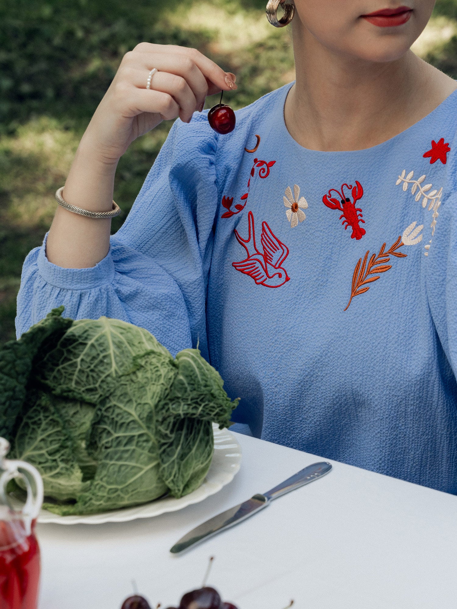 Lily Dress - Light Blue