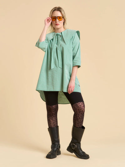 Lurder Shirtdress - Gingham Green