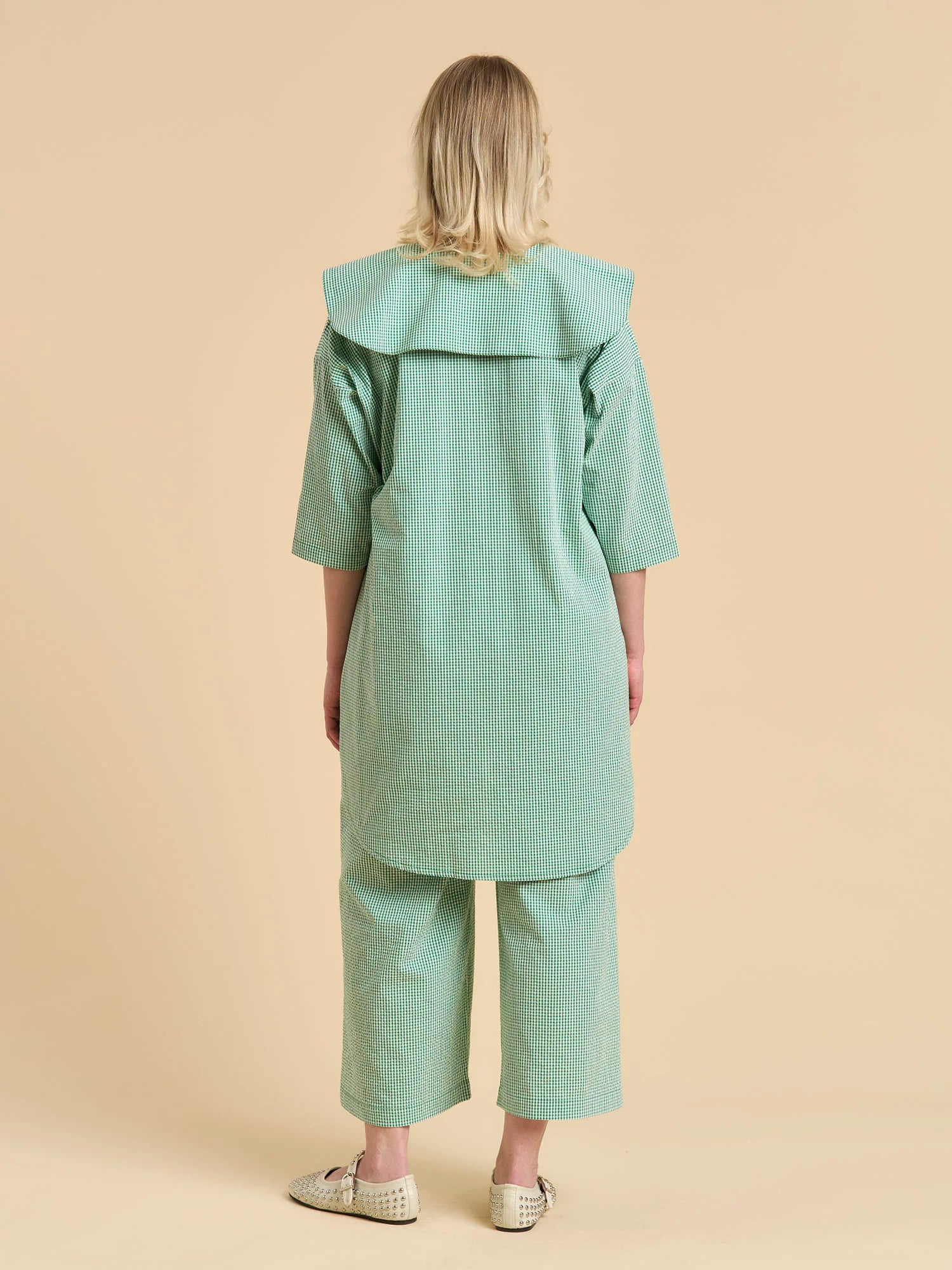 Lurder Shirtdress - Gingham Green