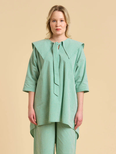 Lurder Shirtdress - Gingham Green