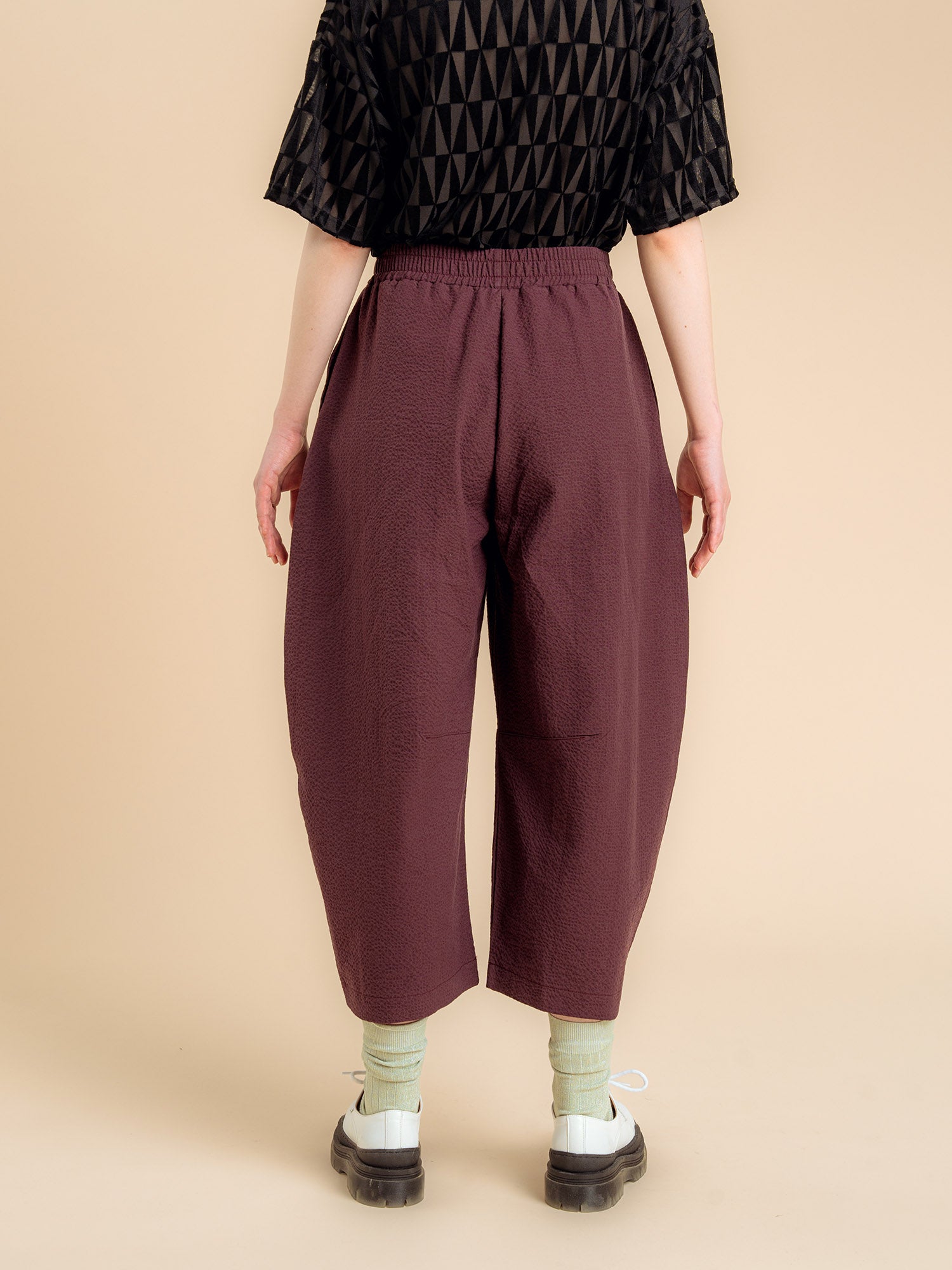 Magda Pants - Burgundy
