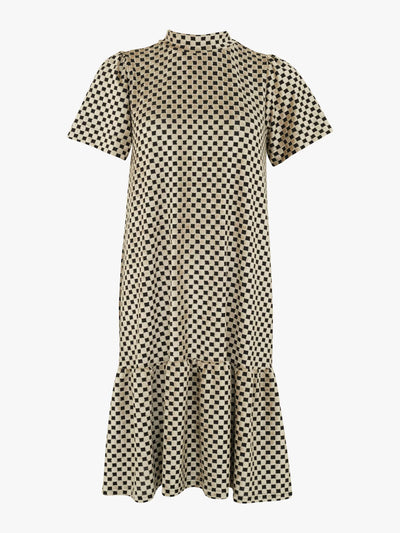 Montana Dress - Chess Almond