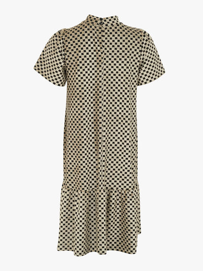 Montana Dress - Chess Almond