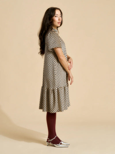 Montana Dress - Chess Almond