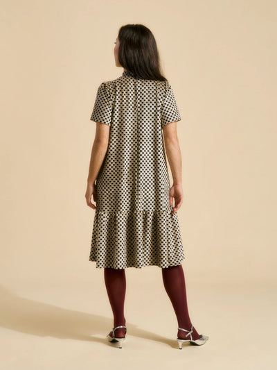 Montana Dress - Chess Almond