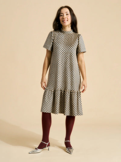 Montana Dress - Chess Almond