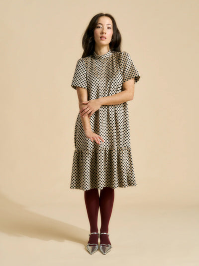 Montana Dress - Chess Almond